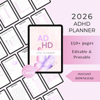 All in One ADHD Life Planner Bundle with PLR & MRR Rights